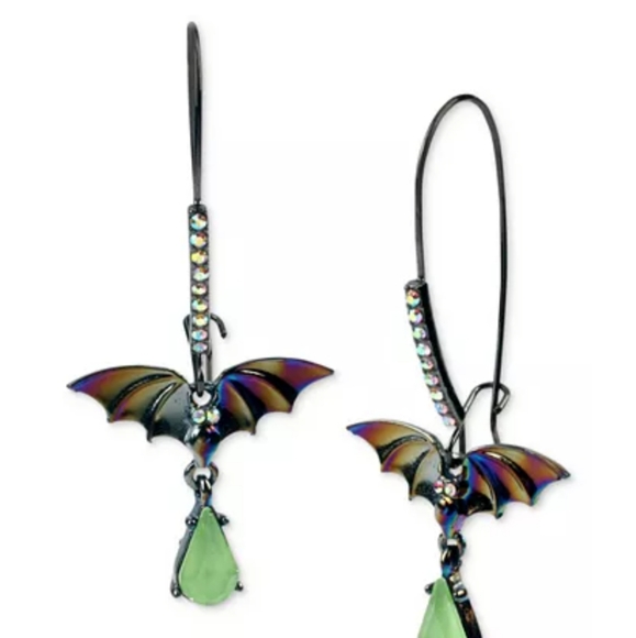 Betsey Johnson Bat Earrings 2025